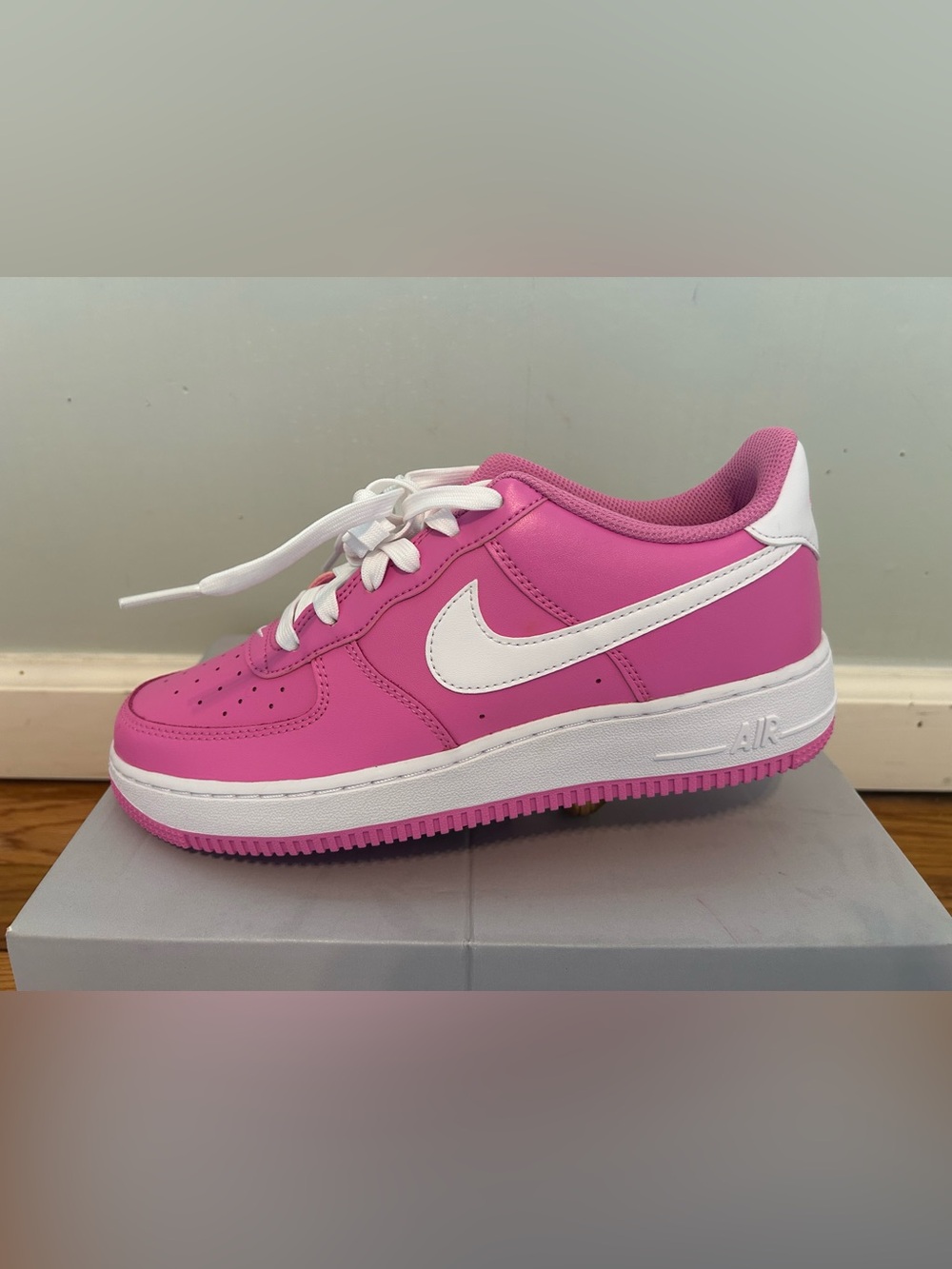 Nike Air Force 1 Low GS Playful Pink White Size 7Y ( Women’s 8.5)  NEW